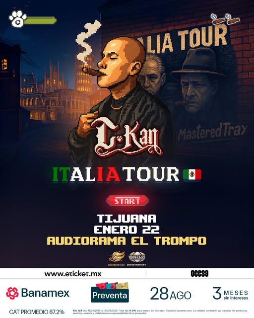 C-KAN encenderá Tijuana con una noche de rap, mensaje y energía total