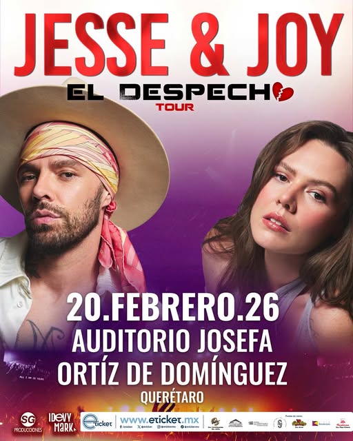 Jesse & Joy llegan a Querétaro en 2026 con “El Despecho Tour”: una noche para cantar desde el corazón